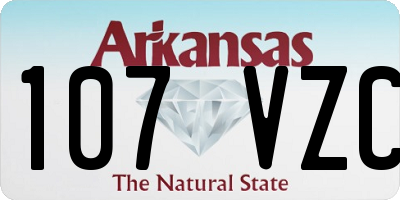 AR license plate 107VZC