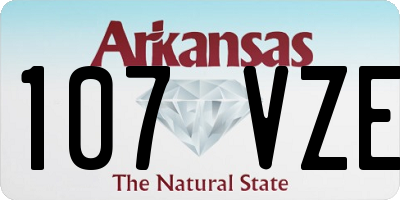 AR license plate 107VZE