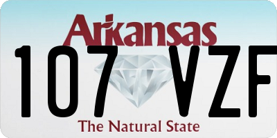 AR license plate 107VZF