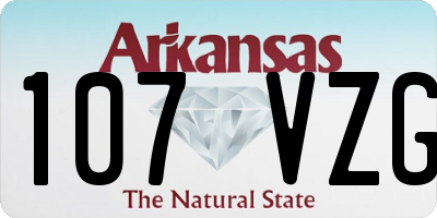 AR license plate 107VZG