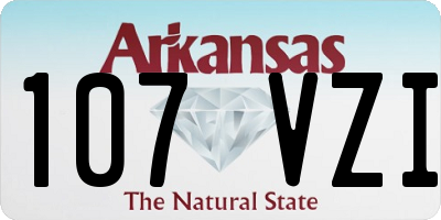 AR license plate 107VZI