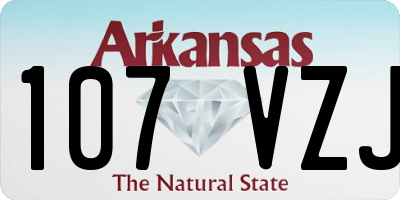 AR license plate 107VZJ