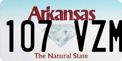 AR license plate 107VZM