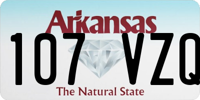 AR license plate 107VZQ