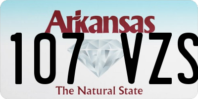 AR license plate 107VZS