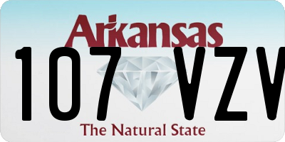 AR license plate 107VZV