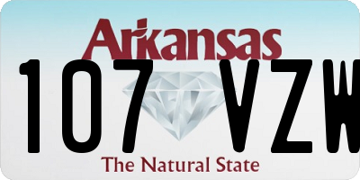 AR license plate 107VZW