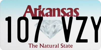 AR license plate 107VZY
