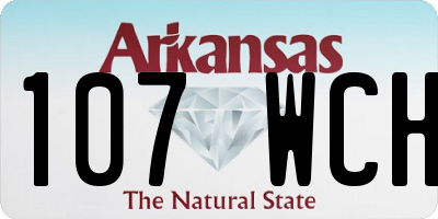 AR license plate 107WCH