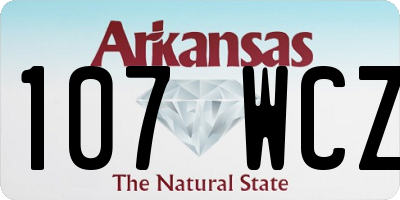AR license plate 107WCZ