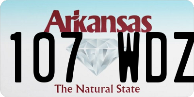AR license plate 107WDZ