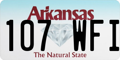 AR license plate 107WFI