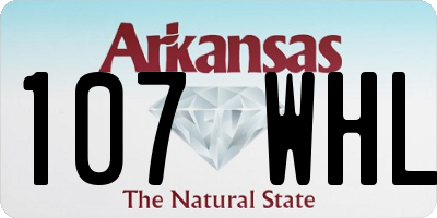 AR license plate 107WHL