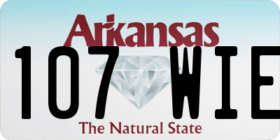 AR license plate 107WIE
