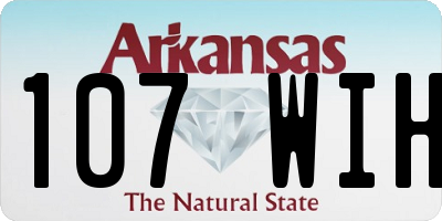AR license plate 107WIH