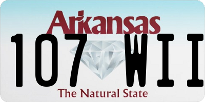 AR license plate 107WII