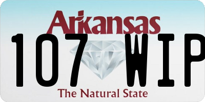 AR license plate 107WIP