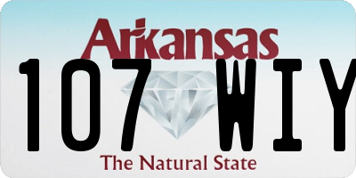 AR license plate 107WIY