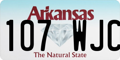 AR license plate 107WJC