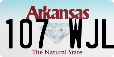AR license plate 107WJL