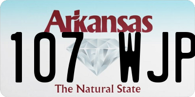 AR license plate 107WJP