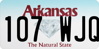 AR license plate 107WJQ