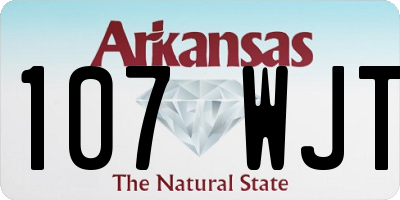 AR license plate 107WJT