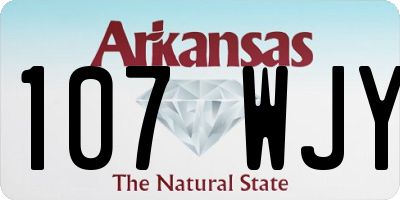AR license plate 107WJY