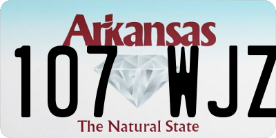 AR license plate 107WJZ