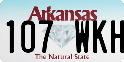 AR license plate 107WKH