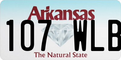 AR license plate 107WLB