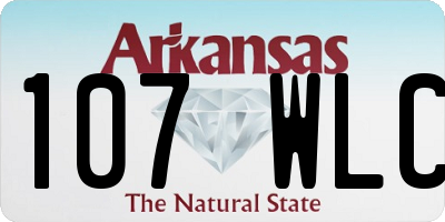 AR license plate 107WLC