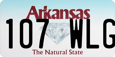 AR license plate 107WLG