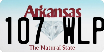 AR license plate 107WLP