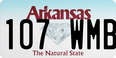 AR license plate 107WMB