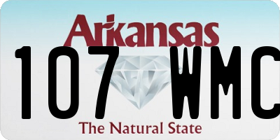 AR license plate 107WMC