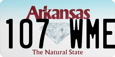 AR license plate 107WME