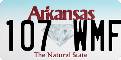 AR license plate 107WMF