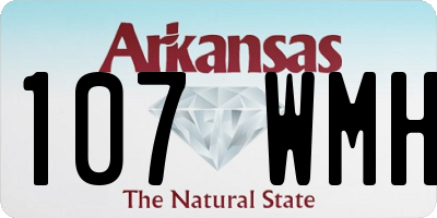 AR license plate 107WMH
