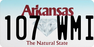 AR license plate 107WMI