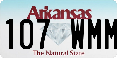 AR license plate 107WMM