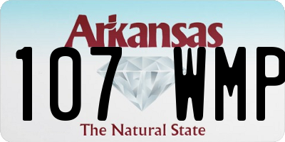 AR license plate 107WMP