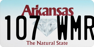 AR license plate 107WMR