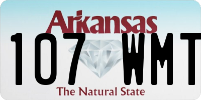 AR license plate 107WMT