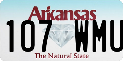 AR license plate 107WMU