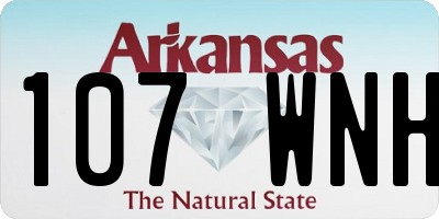 AR license plate 107WNH