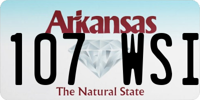 AR license plate 107WSI
