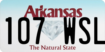 AR license plate 107WSL