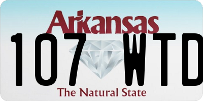 AR license plate 107WTD