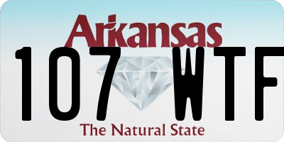 AR license plate 107WTF